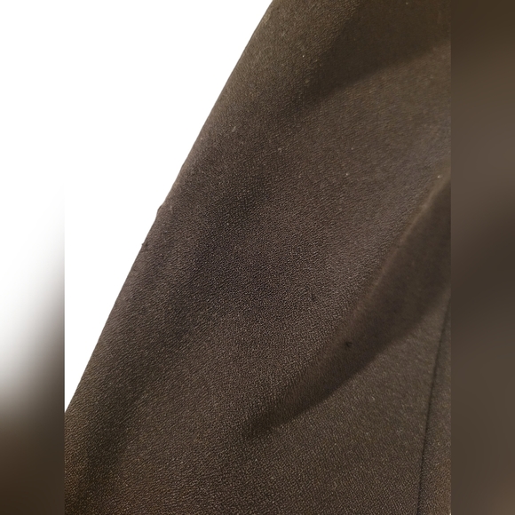 Design Lab Black Blazer Long Sleeve Open Front Collarless Jacket Small - Picture 6 of 7